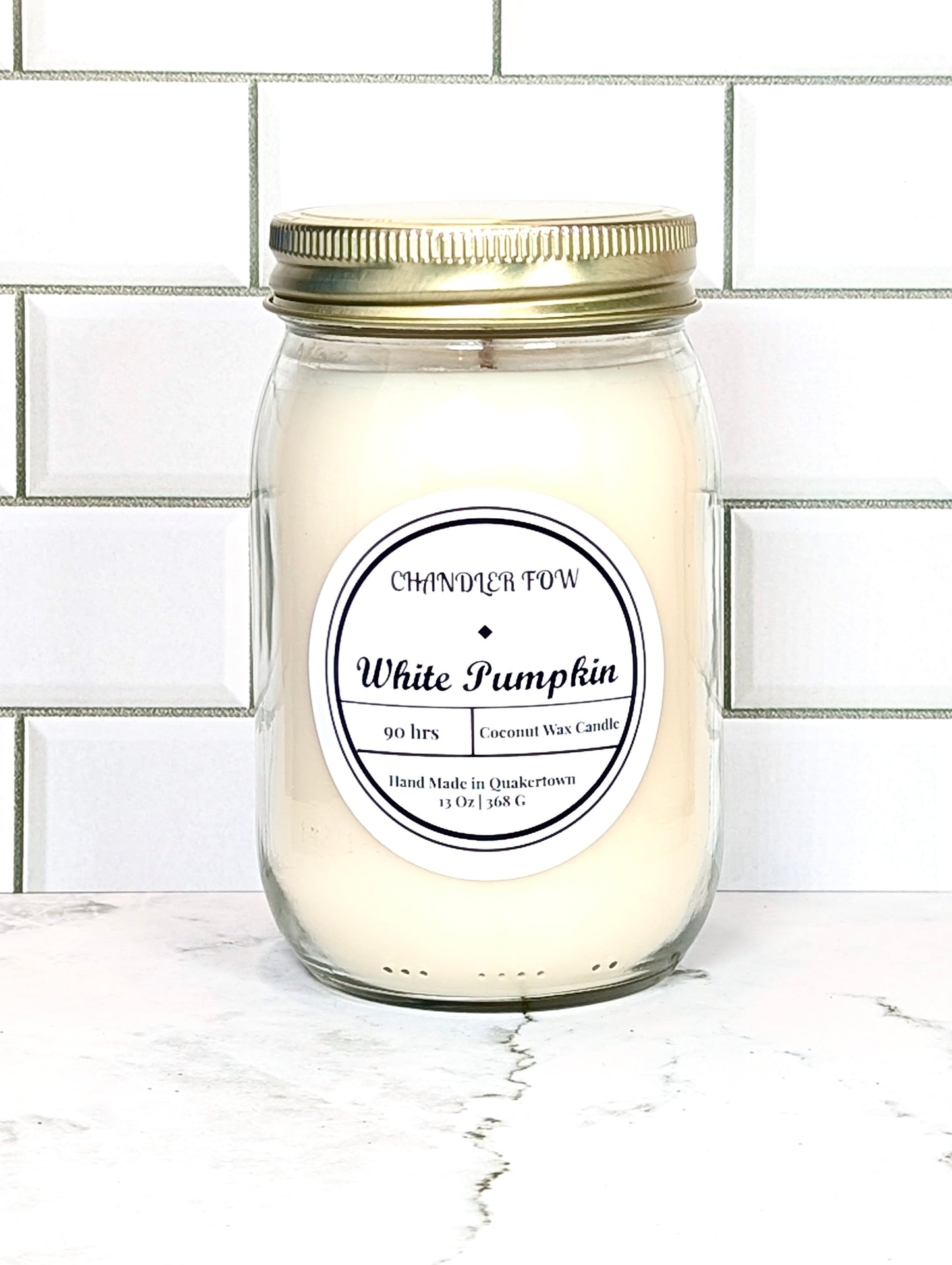 White Pumpkin 13 Oz Candle