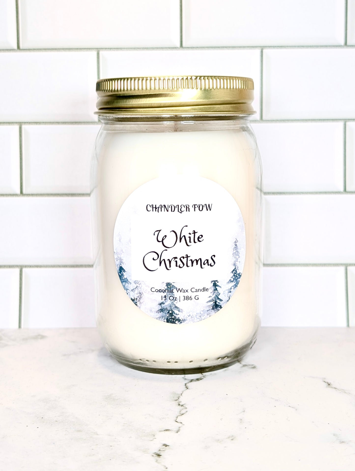 White Christmas 13 Oz Candle