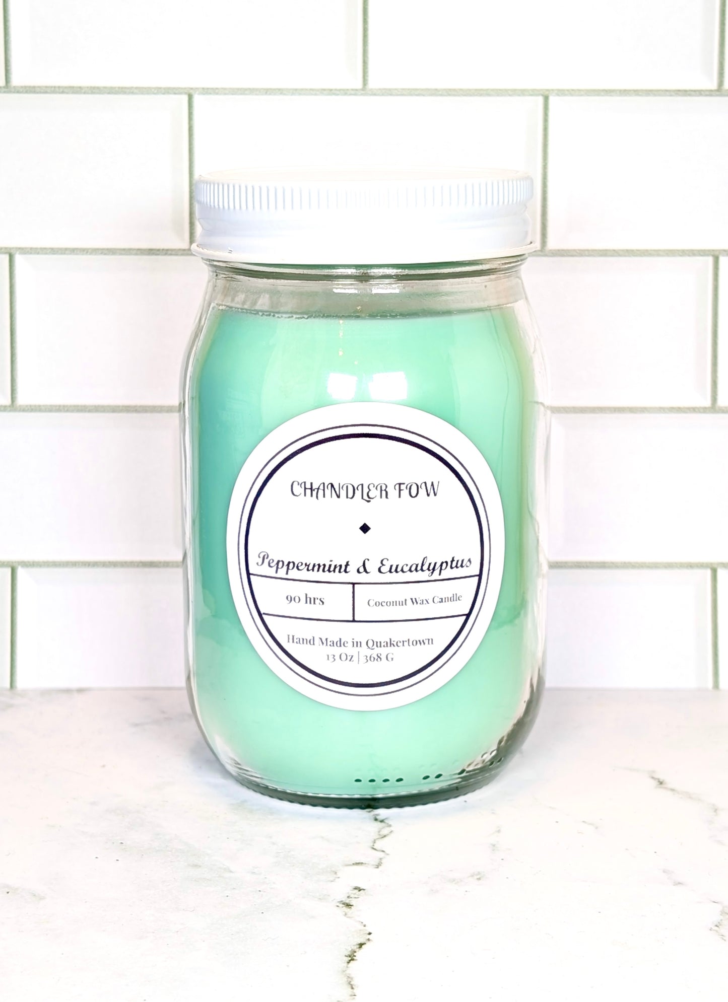 Peppermint & Eucalyptus 13 Oz Candle