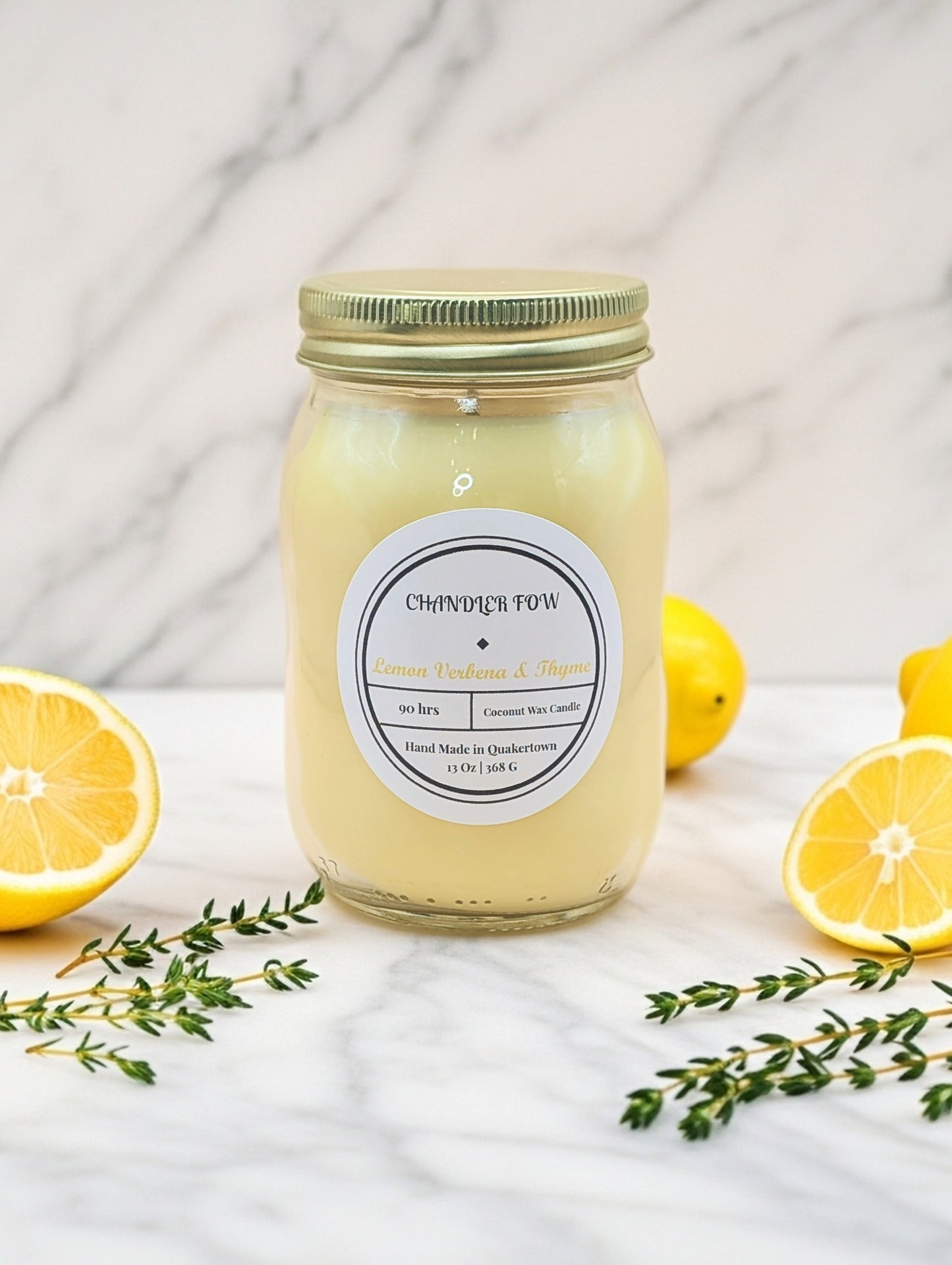 Lemon Verbena & Thyme 13 Oz Candle