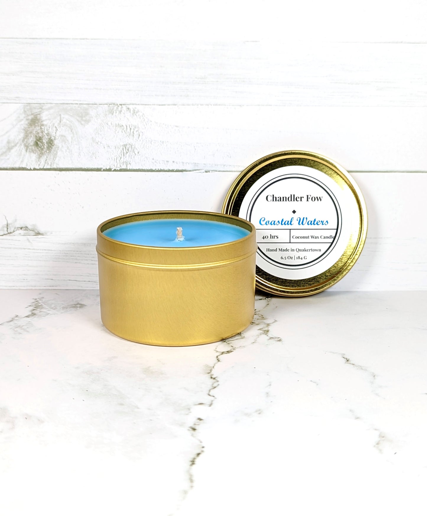 Coastal Waters 6.5 Oz Tin Candle