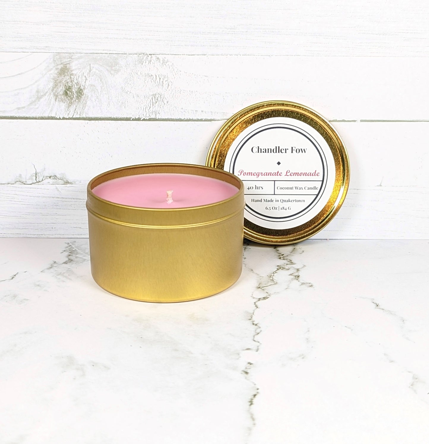 Pomegranate Lemonade 6.5 Oz Tin Candle