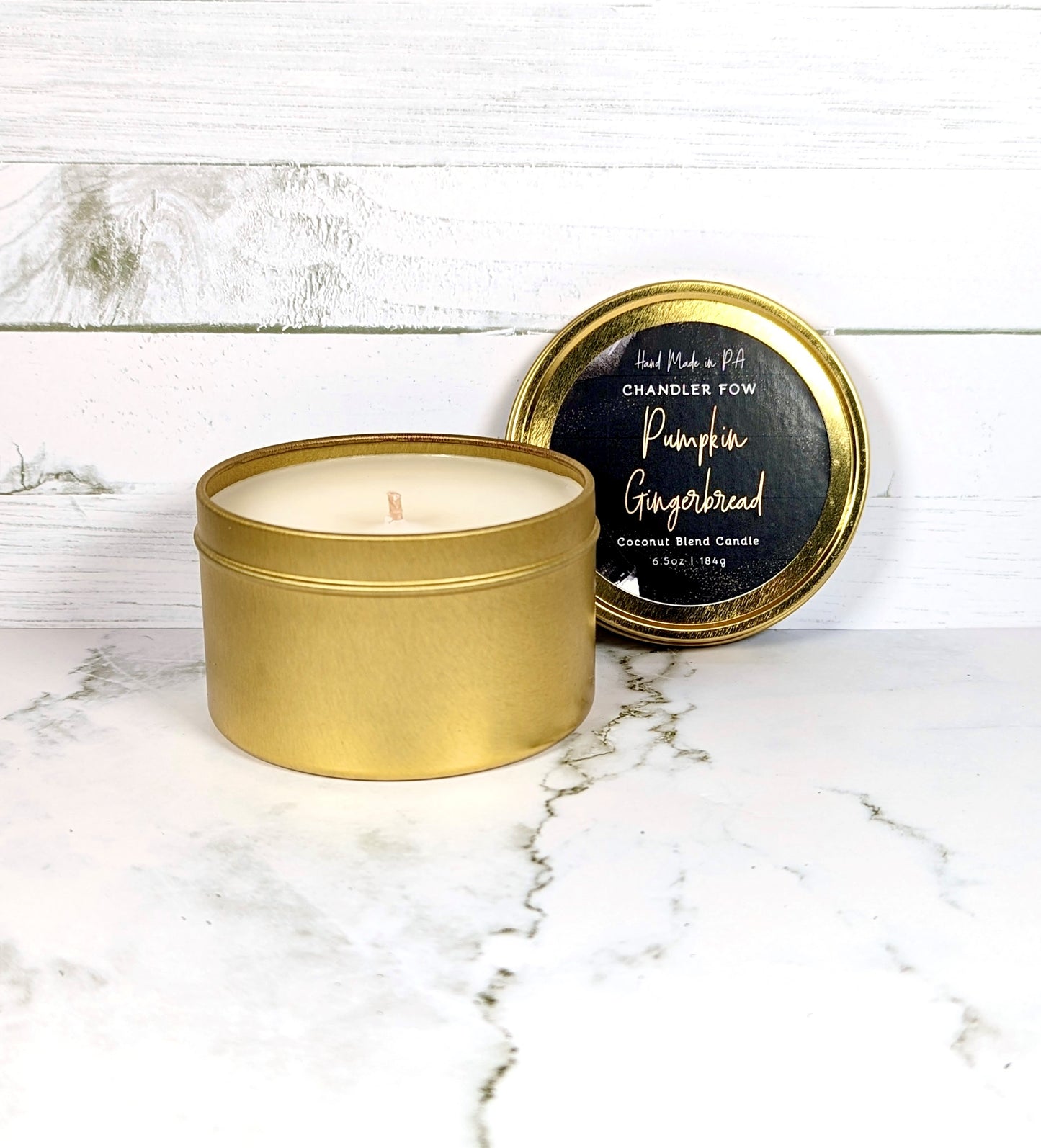 Pumpkin Gingerbread 6.5 Oz Tin Candle