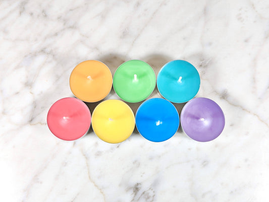 7 Pack Color Tealights