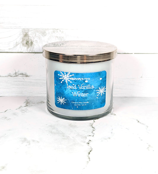Iced Vanilla Winter 2-Wick Candle