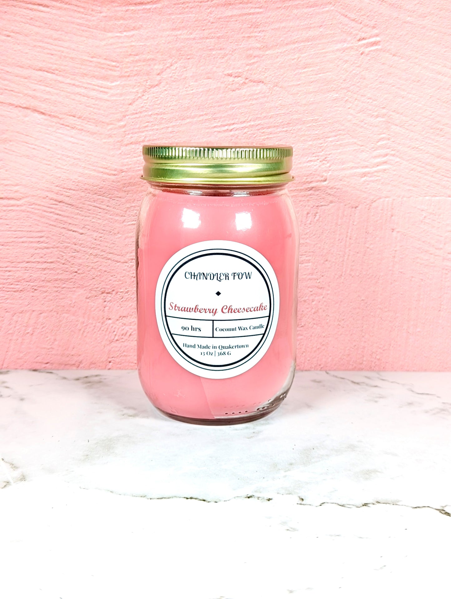 Strawberry Cheesecake 13 Oz Candle