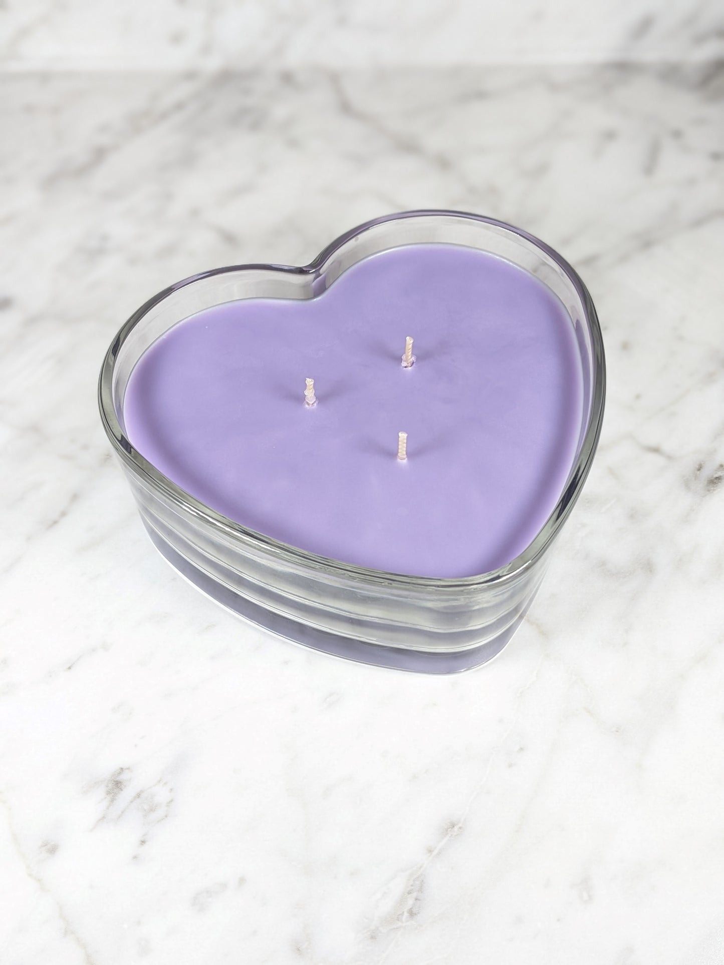 Unwind 3-Wick Heart Shaped Jar Candle