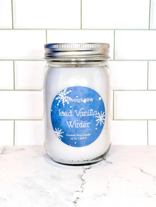 Iced Vanilla Winter 13 Oz Candle