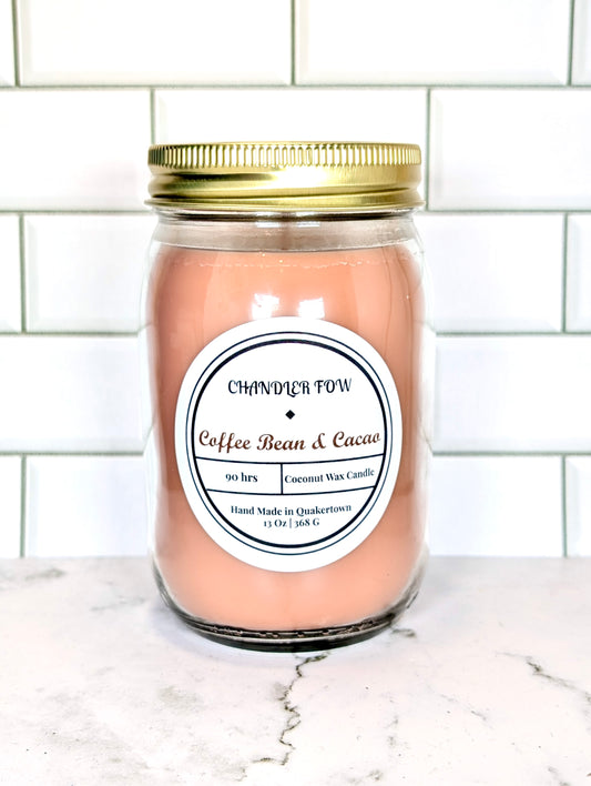 Coffee Bean & Cacao 13 Oz Candle