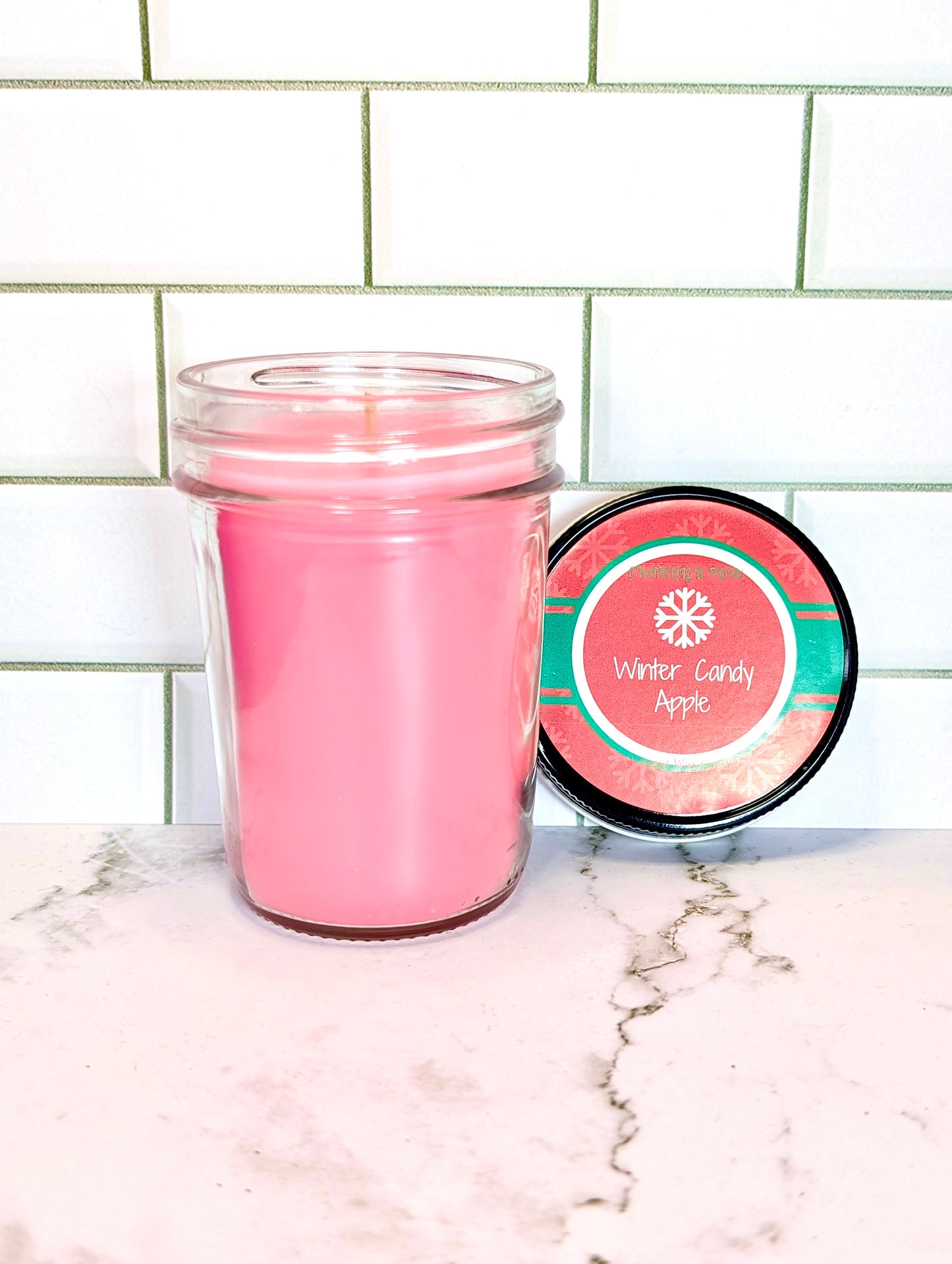 Winter Candy Apple 6.5 Oz Jar Candle
