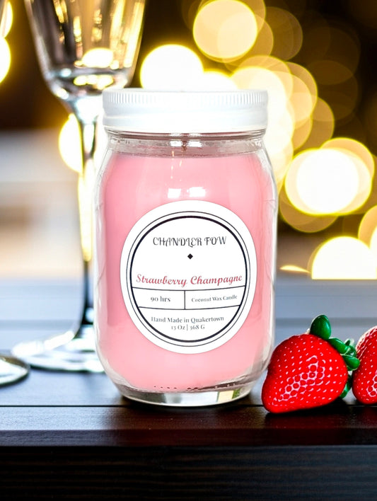 Strawberry Champagne 13 Oz Candle
