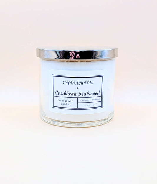Caribbean Teakwood 2-Wick Candle