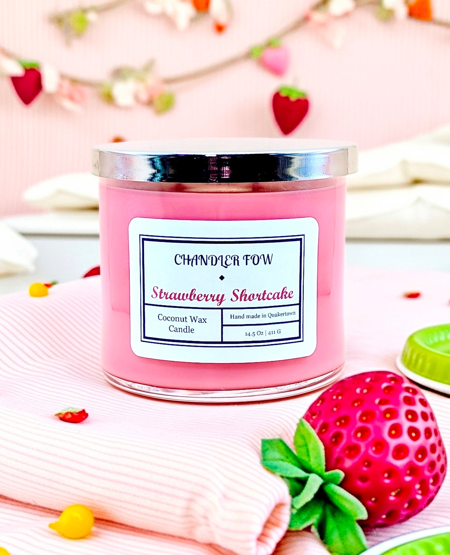 Strawberry Shortcake 2 Wick Candle