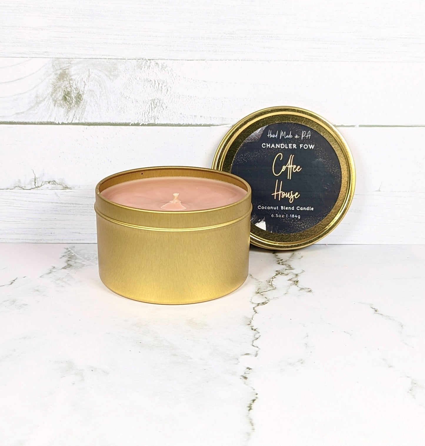 Coffee House 6.5 Oz Tin Candle