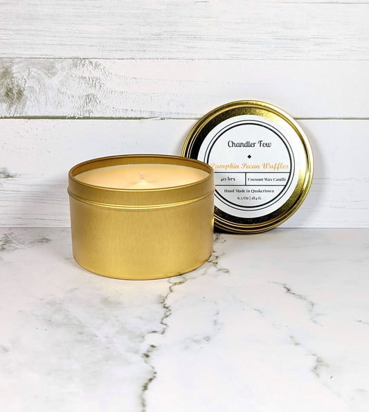 Pumpkin Pecan Waffles 6.5 Oz Tin Candle