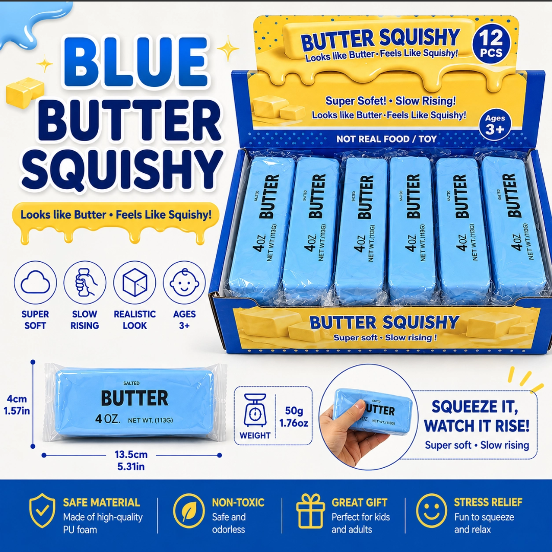 Blue butter squishy