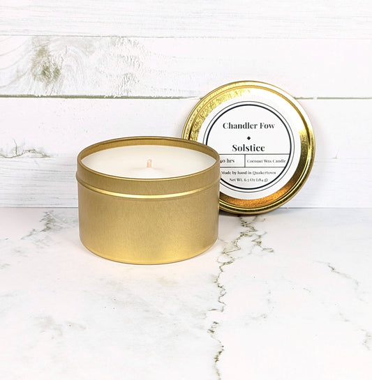 Solstice 6.5 Oz Tin Candle