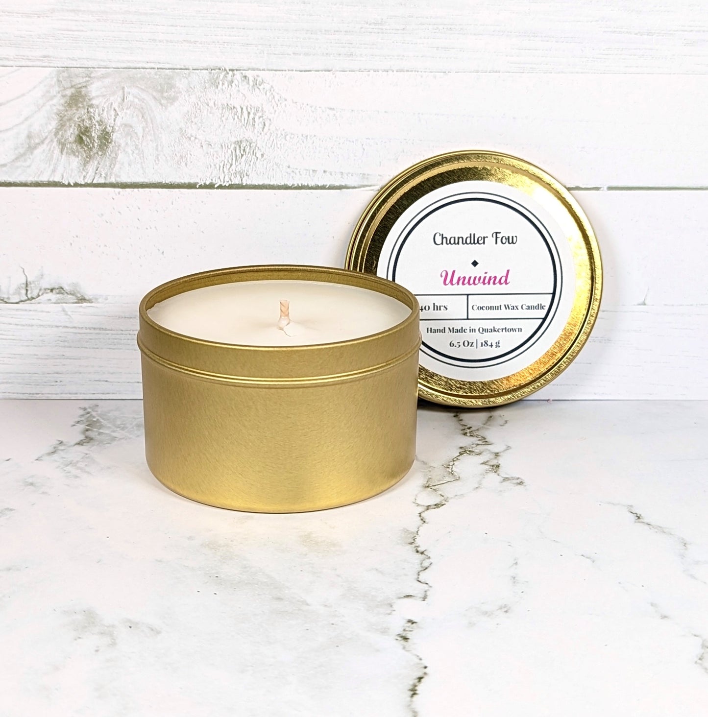 Unwind 6.5 Oz Tin Candle